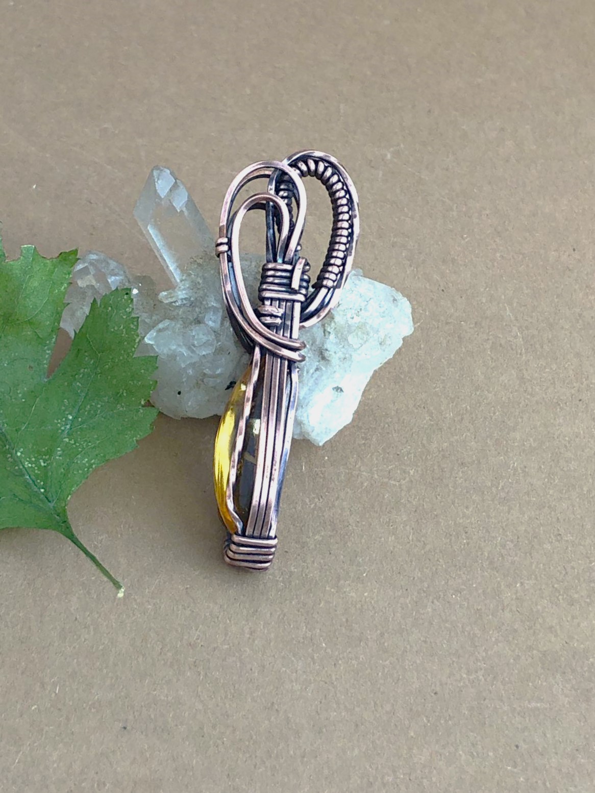 SunayLaLuna Citrine-Pendant Selfesteem