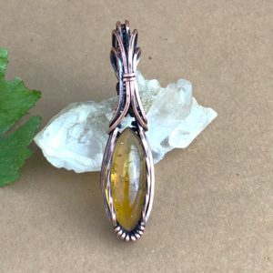 SunayLaLuna Citrine-Pendant Selfesteem