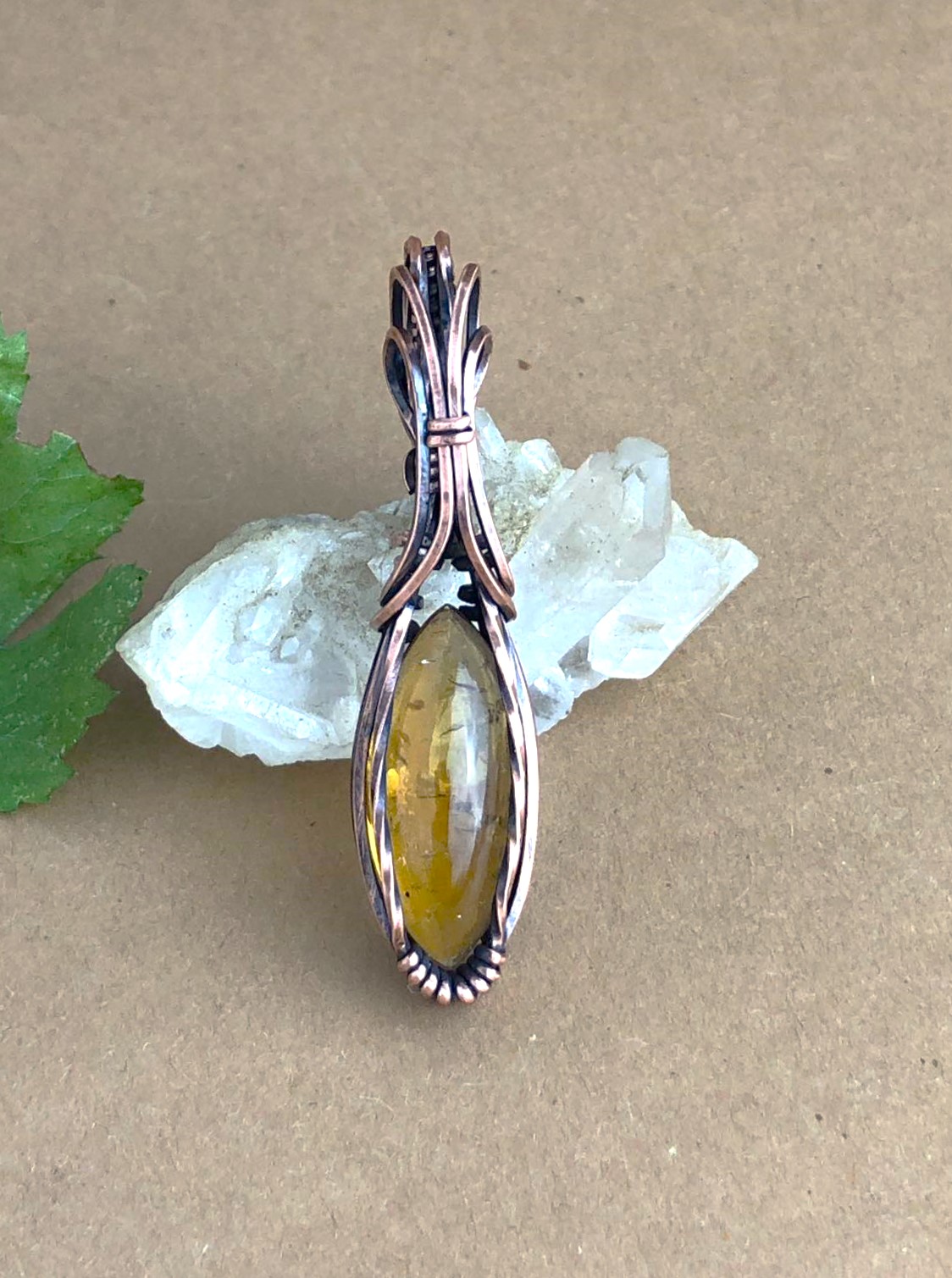 SunayLaLuna Citrine-Pendant Selfesteem