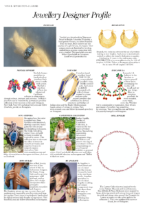 Jewellery Designer Profile Vogue SunayLaLuna