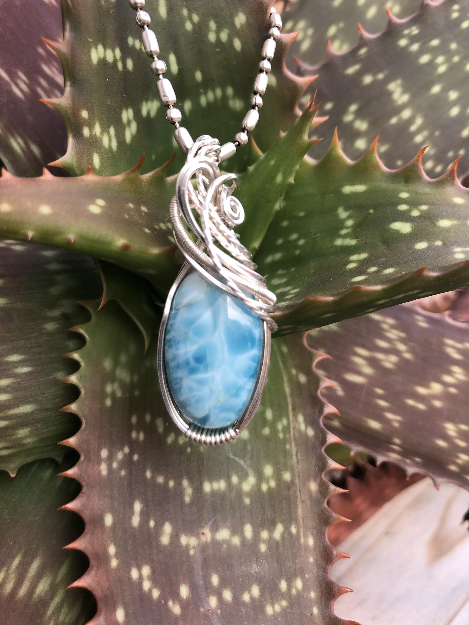 SunayLaLuna Larimar-Anhänger3 Kollektion "Pure"