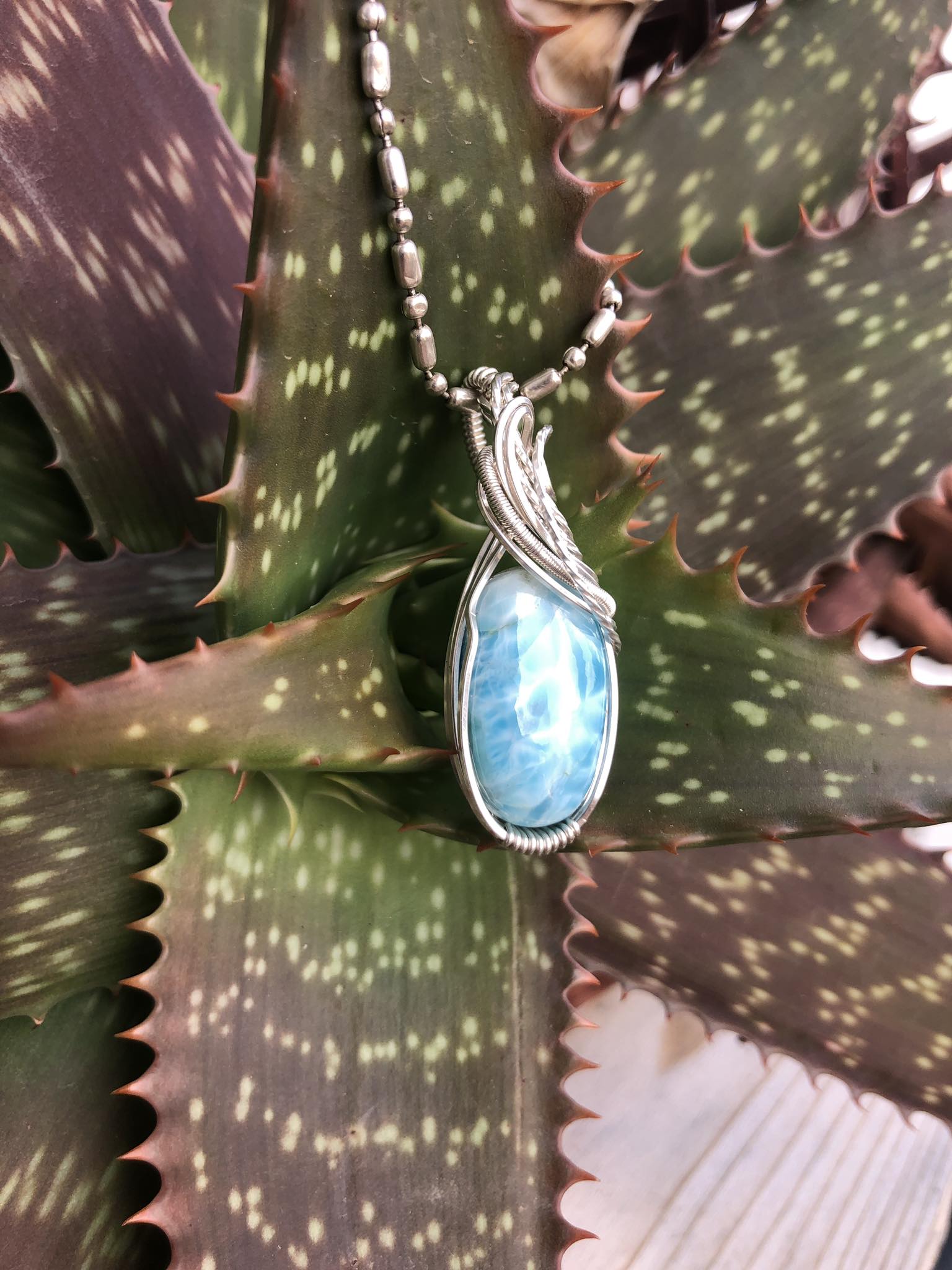 SunayLaLuna Larimar-Anhänger3 Kollektion "Pure"