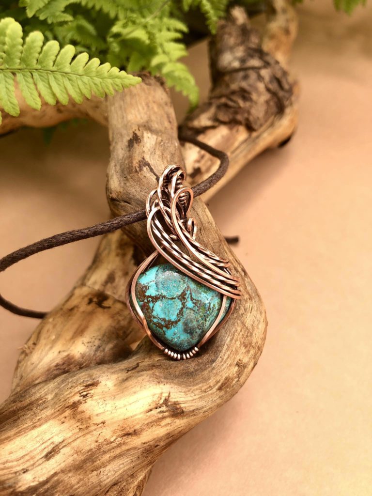 Shattuckite-Pendant1 Shattuckitejewelry SunayLaLuna