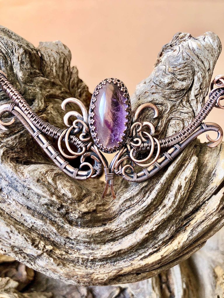 Amethyst-Collier Schmuckdesign SunayLaLuna