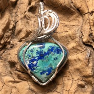 BlueBirdEyeJaspis-Anhänger Schmuckdesign