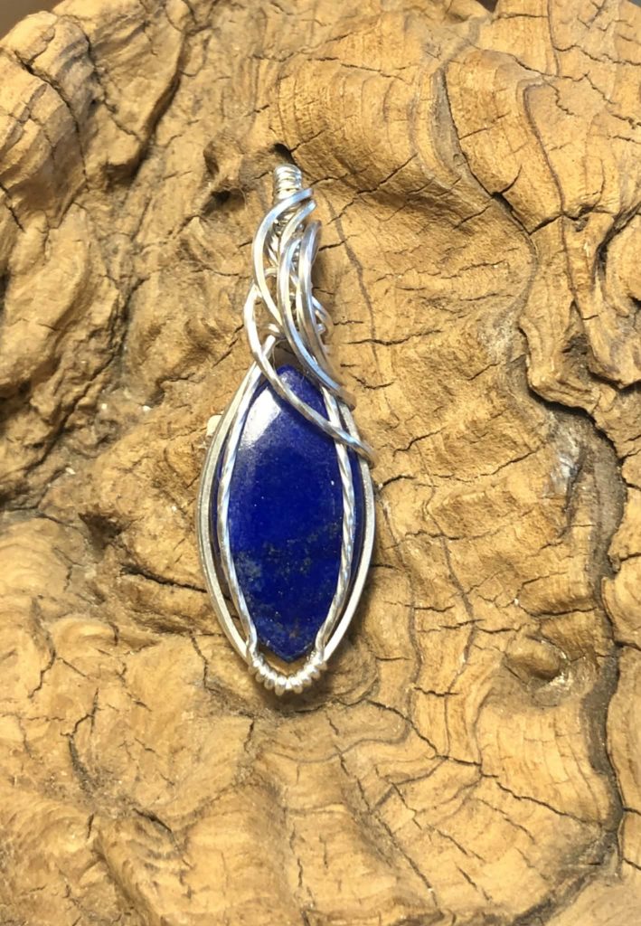 LapisLazuli-Anhänger, Silberschmuck