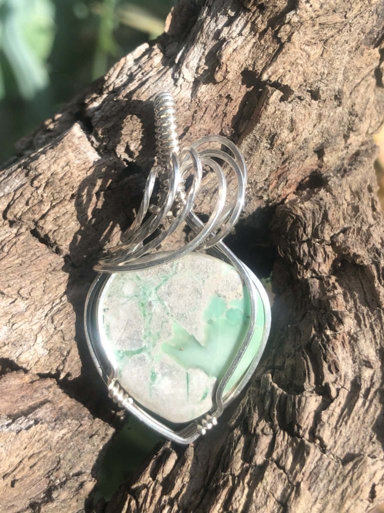 Variscit-Anhänger Schmuckdesign SunayLaLuna