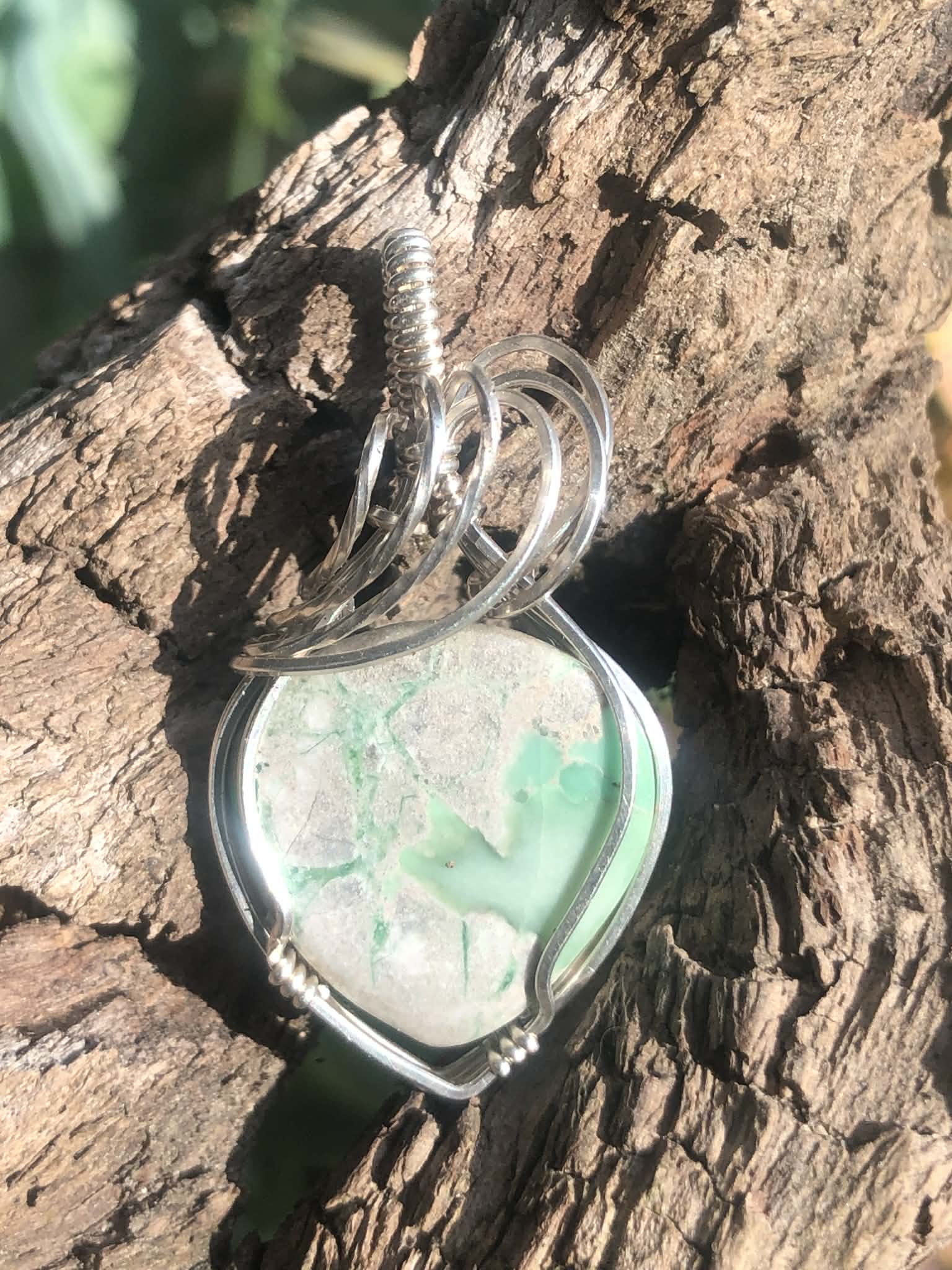 Variscit-Anhänger Schmuckdesign SunayLaLuna