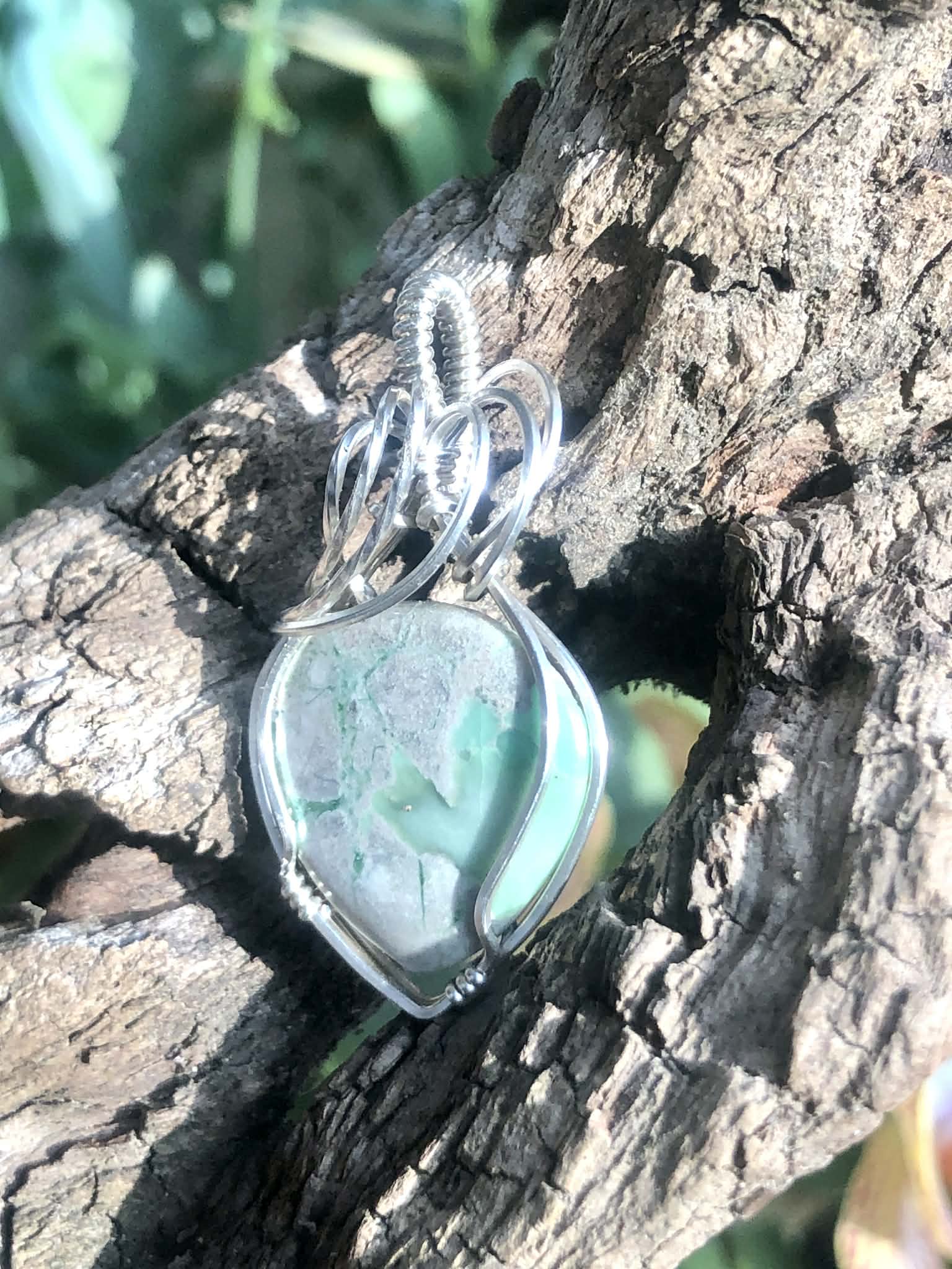 Variscit-Anhänger Schmuckdesign SunayLaLuna